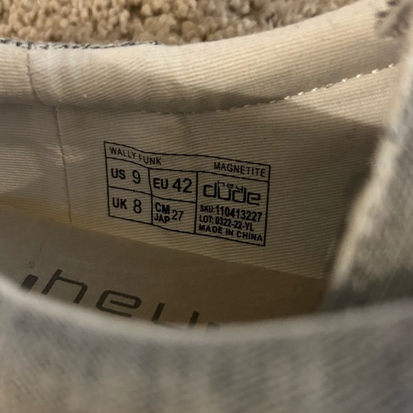 Hey Dude Men's Wally Funk Magnetite Shoe - Picture 4 of 11